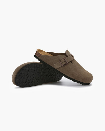 Old Money Suede Clogs